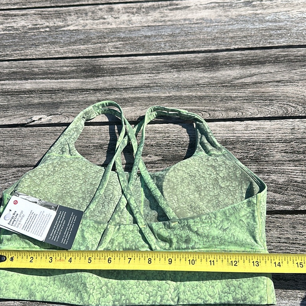 Lululemon Energy Longline Bra B–D Cups Nulux
City Grit Green size 10 NWT 💚 - Picture 4 of 9